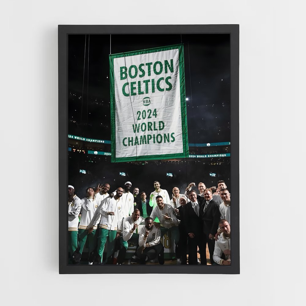 Poster Fierté des Celtics – affiche Basketball (vue 2)